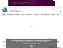 Tablet Screenshot of carriereinternazionali.com
